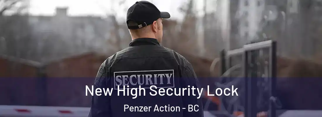  New High Security Lock Penzer Action - BC